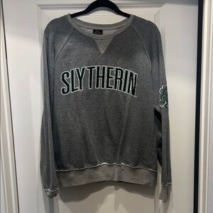 Slytherin Gray Crew Neck Sweater